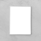 Memorial Ceramic Photo Plaque, 9 x 12 cm – Rectangular Porcelain for Headstones